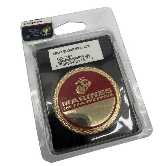 USMC Gunnery Sergeant Engravable Challenge Coin by Challenge Coin Company - Picture 2 of 5